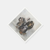 Engelse Setter, jacht op houtsnippers Servet (Hoek)