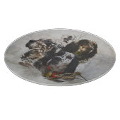 Engelse Setter, jacht op houtsnippers Snijplank (Hoek)