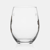 Engelse Setter, jacht op houtsnippers Wijnglas Zonder Voet (Links)