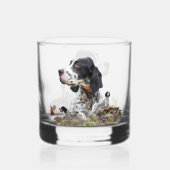 Engelse Setter, Jacht Whisky Glas (Achterkant)