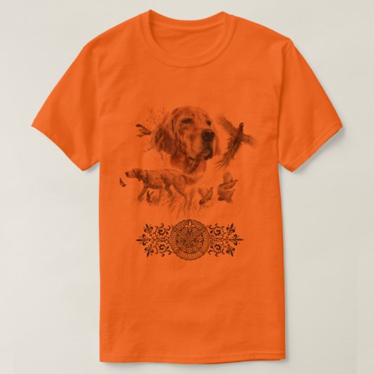 Engelse Setter, jachthond T-shirt (Design voorkant)