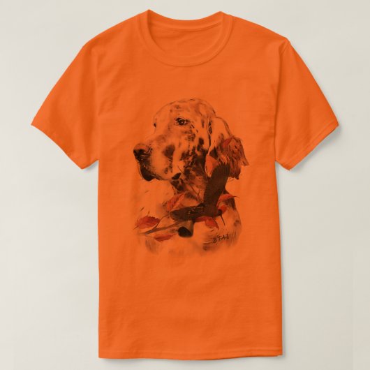Engelse Setter, jachthond T-shirt (Design voorkant)