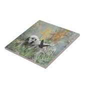 Engelse Setter, jachtseizoen voor houtsnippers, Ar Tegeltje (Zijkant)