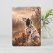 Engelse Setter Kaart (Staand voorkant)