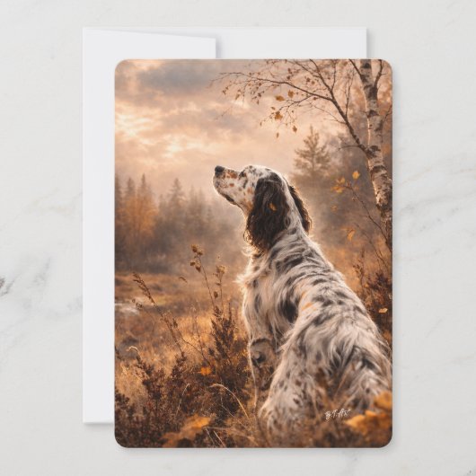 Engelse Setter Kaart (Voorkant)