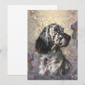 Engelse Setter Kaart (Voorkant / Achterkant)