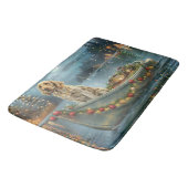 Engelse Setter Kerstfeest reis Badmat (Gekanteld)