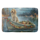 Engelse Setter Kerstfeest reis Badmat (Voorkant)