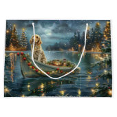 Engelse Setter Kerstfeest reis Groot Cadeauzakje (Voorkant)