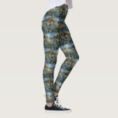 Engelse Setter Kerstfeest reis Leggings (Rechts)