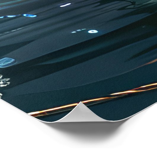 Engelse Setter Kerstfeest reis Poster (Hoek)