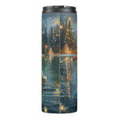 Engelse Setter Kerstfeest reis Thermosbeker (Achterkant)