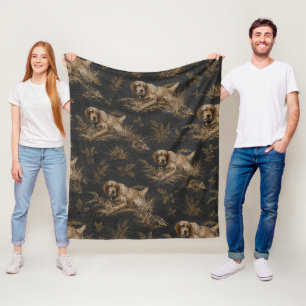 Engelse Setter ,Kunst Fleece Deken