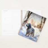 Engelse setter laat het sneeuwen Kerstmis Planner (Display)