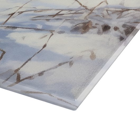 Engelse setter laat het sneeuwen Kerstmis Snijplank (Hoek)