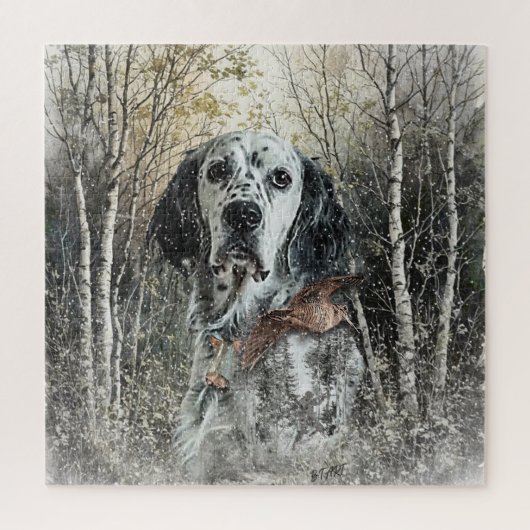 Engelse Setter Legpuzzel (Verticaal)