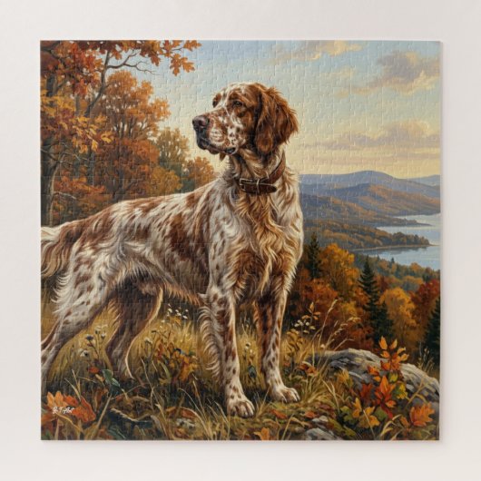 Engelse Setter Legpuzzel (Verticaal)