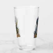 Engelse setter met fazanten, kunst glas (Rechts)