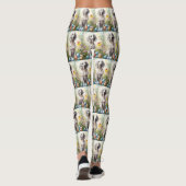 Engelse Setter met paaseieren Leggings (Achterkant)