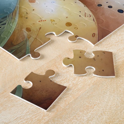 Engelse Setter met paaseieren Legpuzzel (Zijkant)