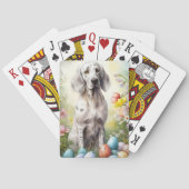 Engelse Setter met paaseieren Pokerkaarten (Achterkant)