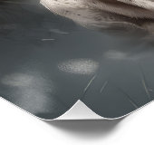 Engelse setter met sinterklaas feestelijke kerst perfect poster (Hoek)