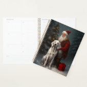 Engelse setter met sinterklaas feestelijke kerst planner (Display)