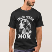 Engelse Setter Moeder T-shirt (Voorkant)