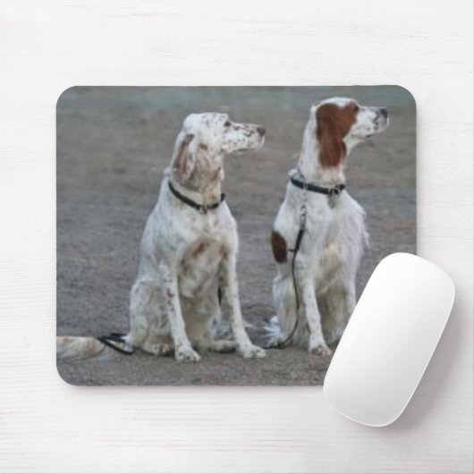 Engelse Setter Mousepad Muismat (Met muis)