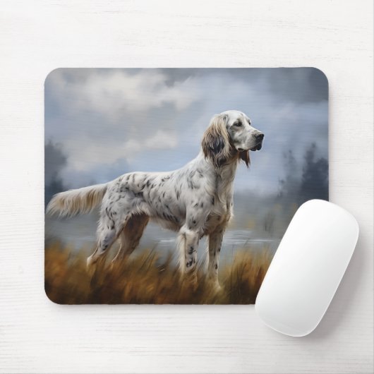 Engelse Setter Muismat (Met muis)