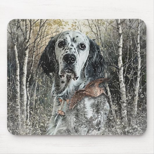 Engelse Setter Muismat (Voorkant)