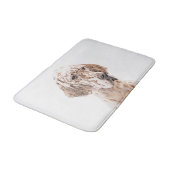 Engelse Setter Oranje Belton Painting Dog Art Badmat (Gekanteld)