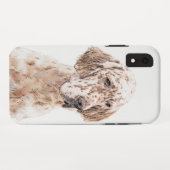 Engelse Setter Oranje Belton Painting Dog Art Case-Mate iPhone Case (Achterkant (horizontaal))