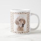 Engelse Setter Oranje Belton Painting Dog Art Grote Koffiekop (Rechts)