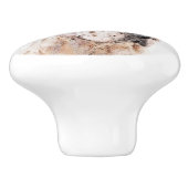 Engelse Setter Oranje Belton Painting Dog Art Keramische Knop (Zijkant)