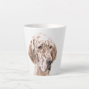 Engelse Setter Oranje Belton Painting Dog Art Latte Mok