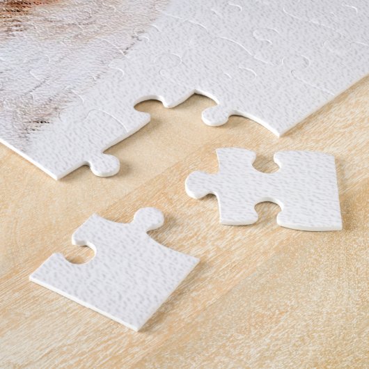 Engelse Setter Oranje Belton Painting Dog Art Legpuzzel (Zijkant)