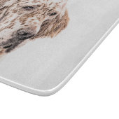 Engelse Setter Oranje Belton Painting Dog Art Snijplank (Hoek)