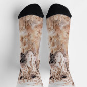 Engelse Setter Oranje Belton Painting Dog Art Sokken (Top)