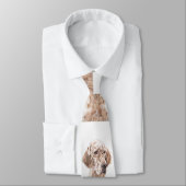 Engelse Setter Oranje Belton Painting Dog Art Stropdas (Gebonden)