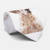 Engelse Setter Oranje Belton Painting Dog Art Stropdas (Opgerold)