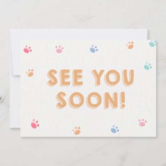 Engelse Setter Pawty Dog Puppy Verjaardag Blauw Fo Kaart (Achterkant)