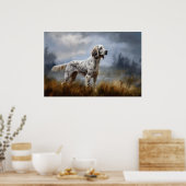 Engelse Setter Poster (Keuken)