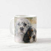 Engelse Setter Puppies Koffiemok (Voorkant links)
