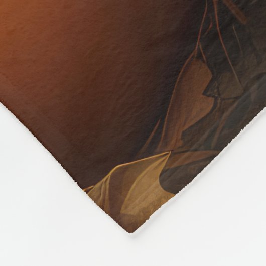 Engelse Setter Puppy Herfst Delight Pompoen Fleece Deken (Hoek)