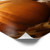 Engelse Setter Puppy Herfst Delight Pompoen Perfect Poster (Hoek)