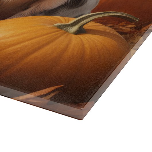 Engelse Setter Puppy Herfst Delight Pompoen Snijplank (Hoek)