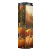 Engelse Setter Puppy Herfst Delight Pompoen Thermosbeker (Achterkant)