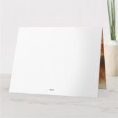 Engelse Setter Puppy Herfstvreugde Pompoen Kaart (Achterkant)