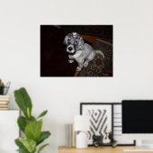 Engelse Setter Puppy Poster (Thuiskantoor)